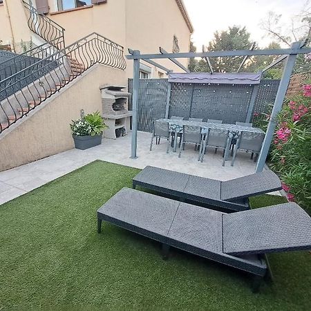 La Villa Castel - Haut De Villa - Parkings- 3 Chambres - 8 Couchages - Jardin - Barbecue Кань-сюр-Мер Екстер'єр фото