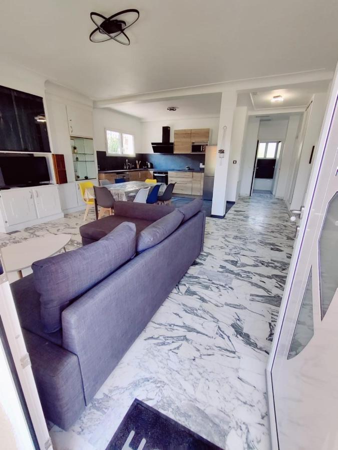 La Villa Castel - Haut De Villa - Parkings- 3 Chambres - 8 Couchages - Jardin - Barbecue Кань-сюр-Мер Екстер'єр фото